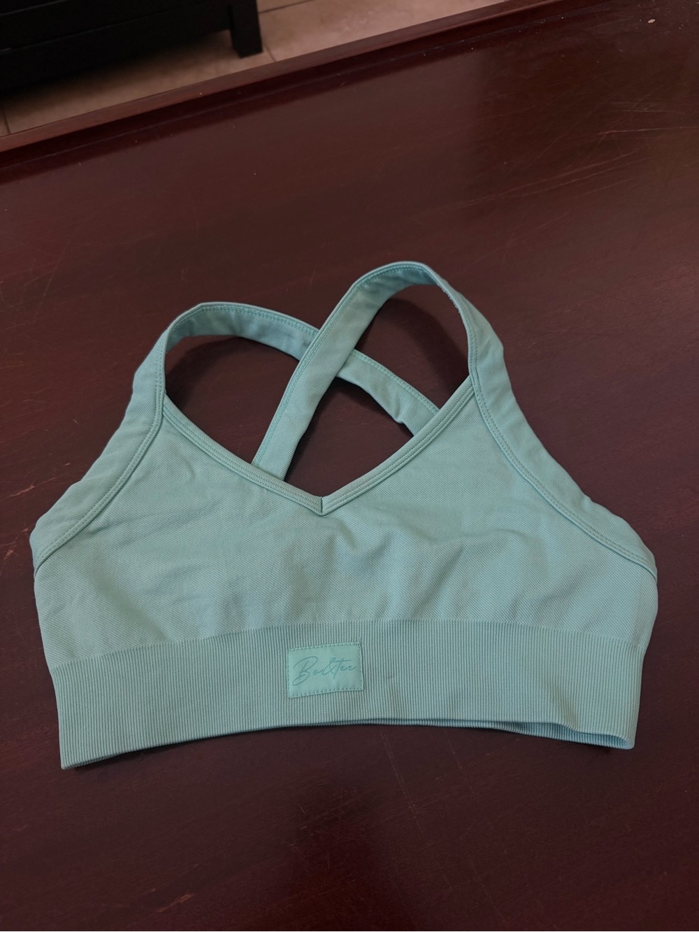 Bo+Tee Crossback Sports Bra